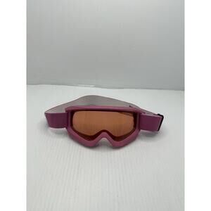 Vintage Scott Goggles Skiing Snowboarding ATV Light Pink Frame & Strap